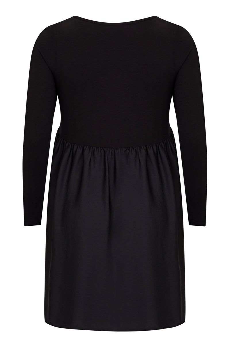 Jersey Satin Mix Tunic