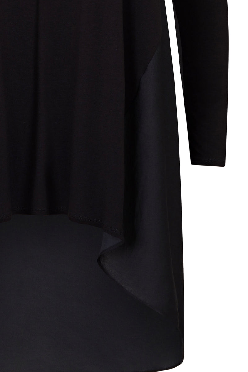 Jersey Satin Mix Tunic