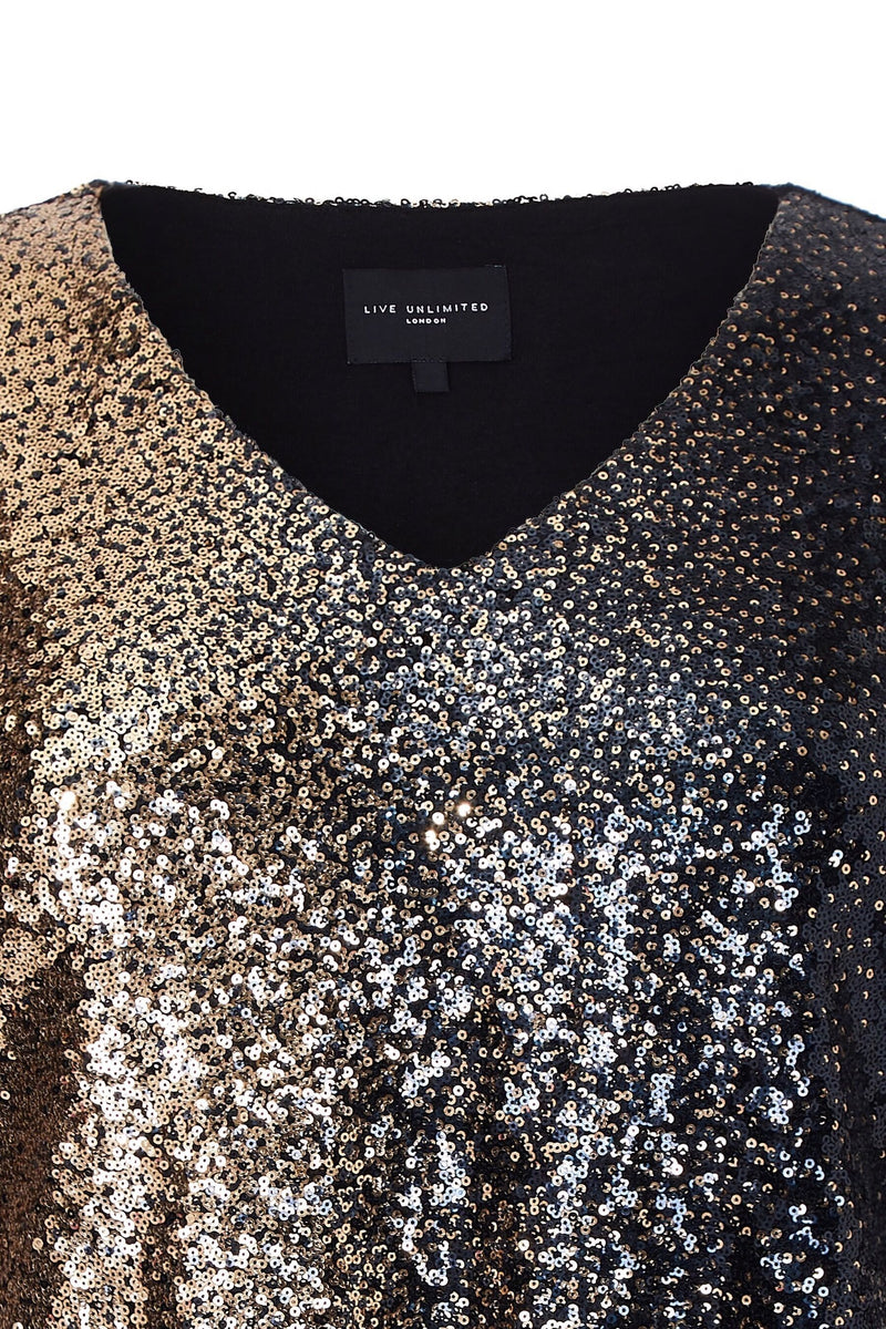Sequin Ombre Top - Live Unlimited London