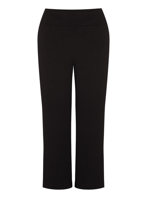 Jersey Relaxed Wide Leg Trousers