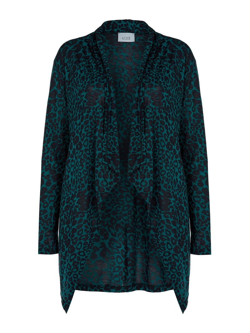 Animal Burnout Jersey Cardigan