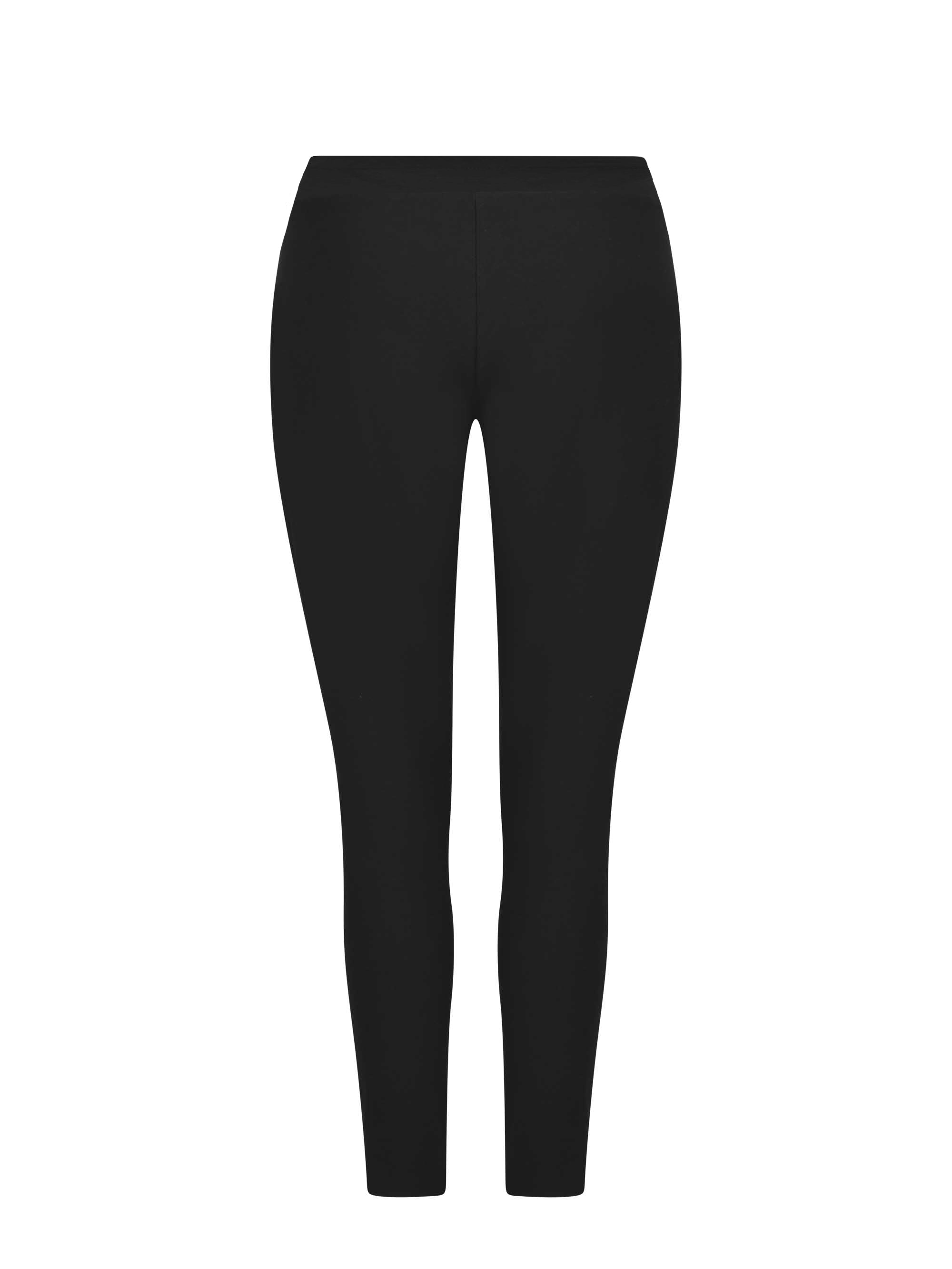 Black Cotton Leggings - Leg Lengths Available