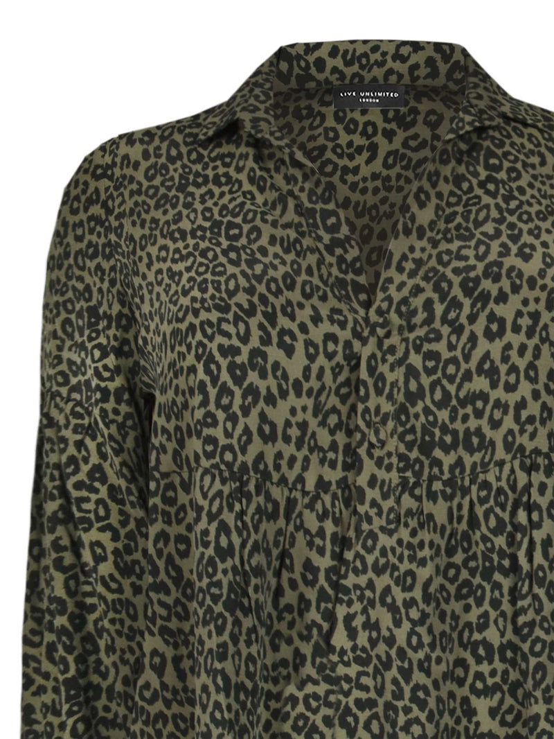 Sustainable Cupro Smock Blouse