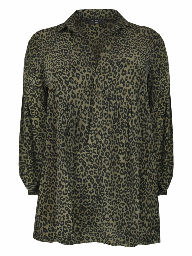 Sustainable Cupro Smock Blouse