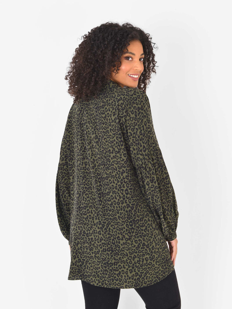 Sustainable Cupro Smock Blouse