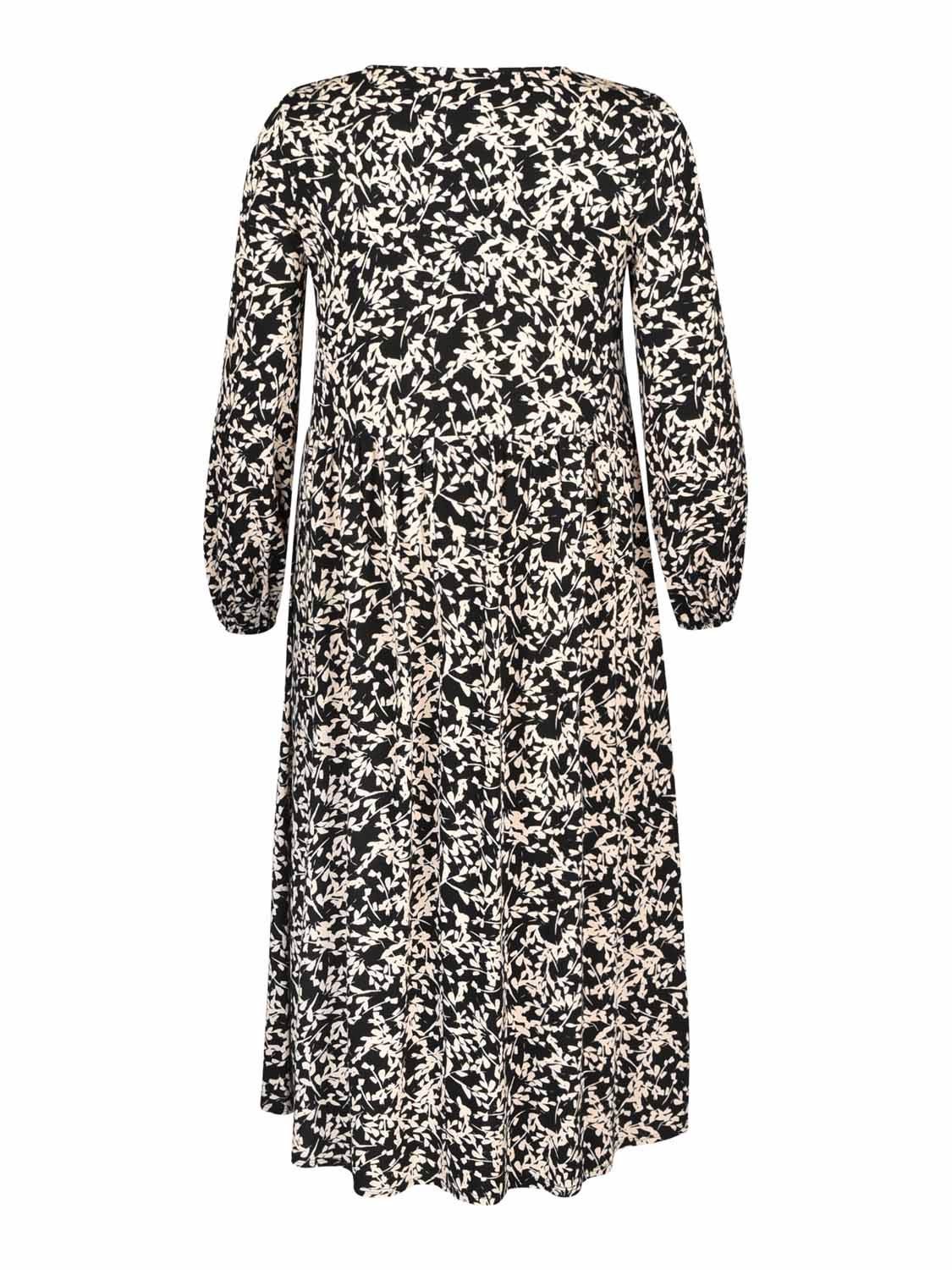 Multi Print Jersey Midi Dress
