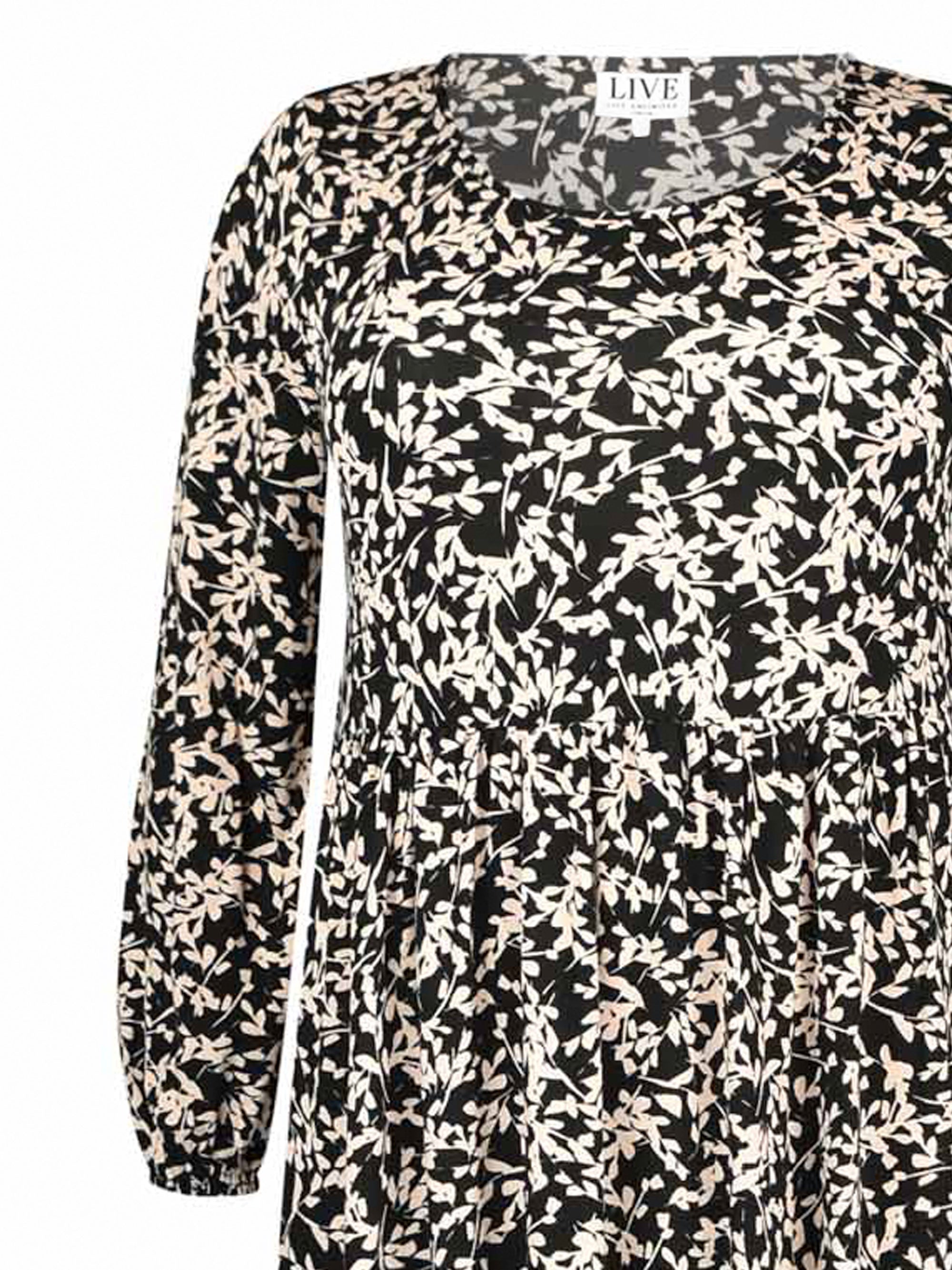 Multi Print Jersey Midi Dress
