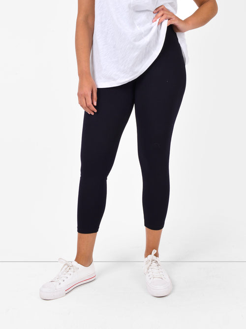 Black Cropped Legging