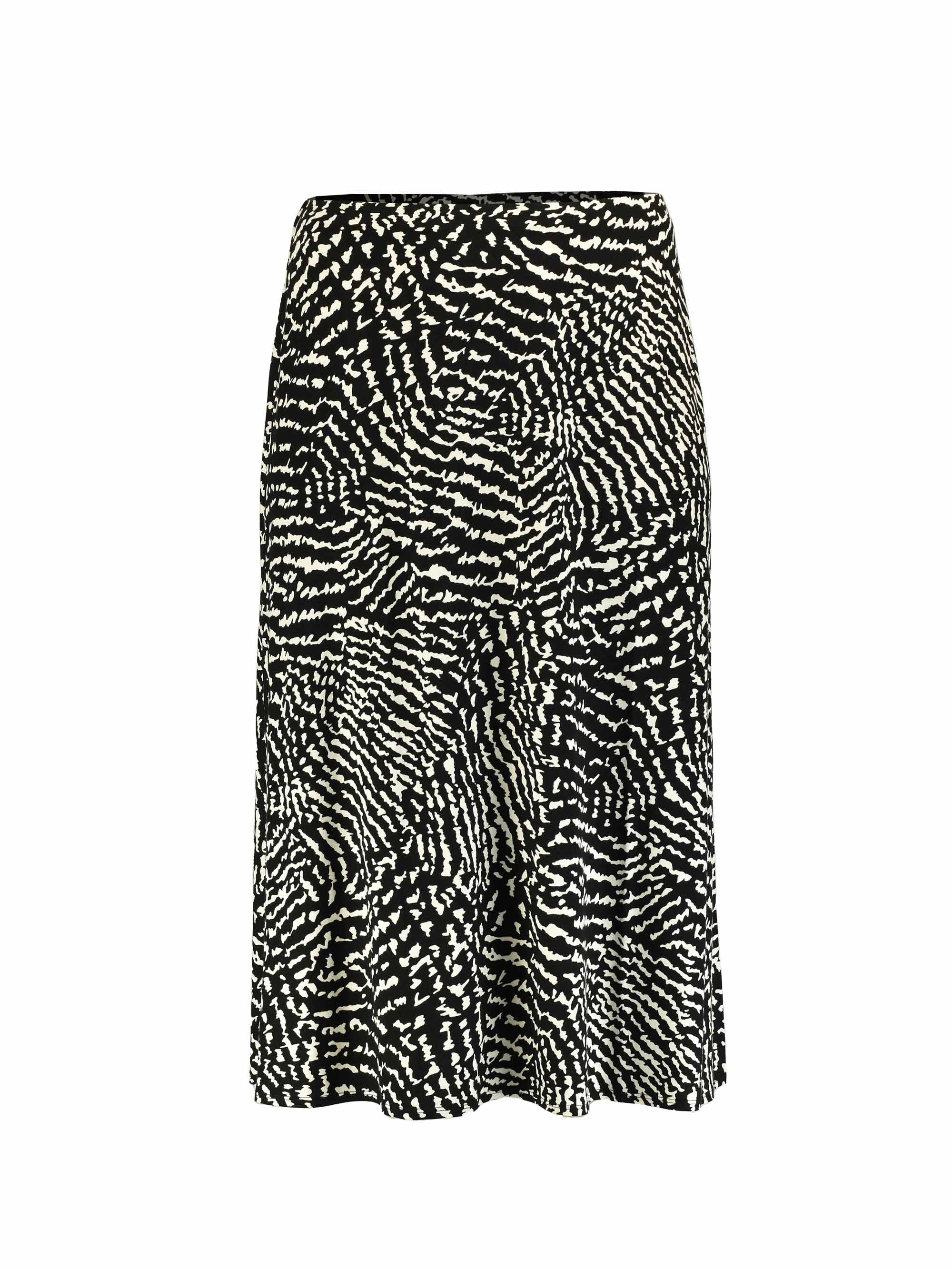 Jersey Swing Midi Skirt