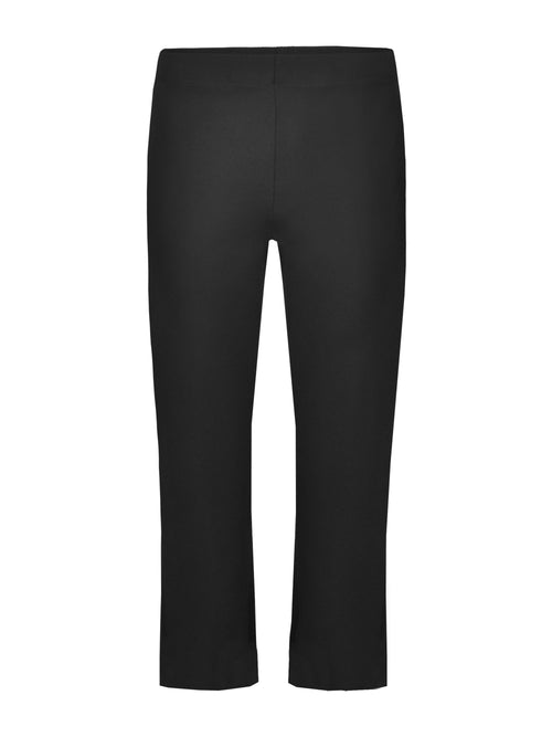 Black Palazzo French Crepe Jersey Trouser