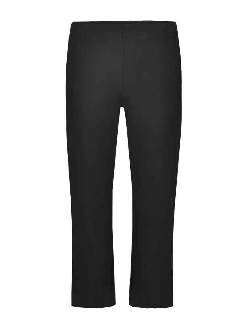 Black Palazzo French Crepe Jersey Trouser