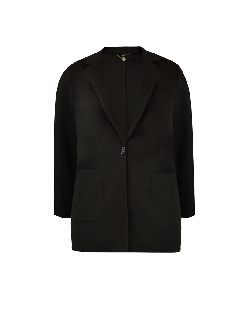 Black Jersey Blazer