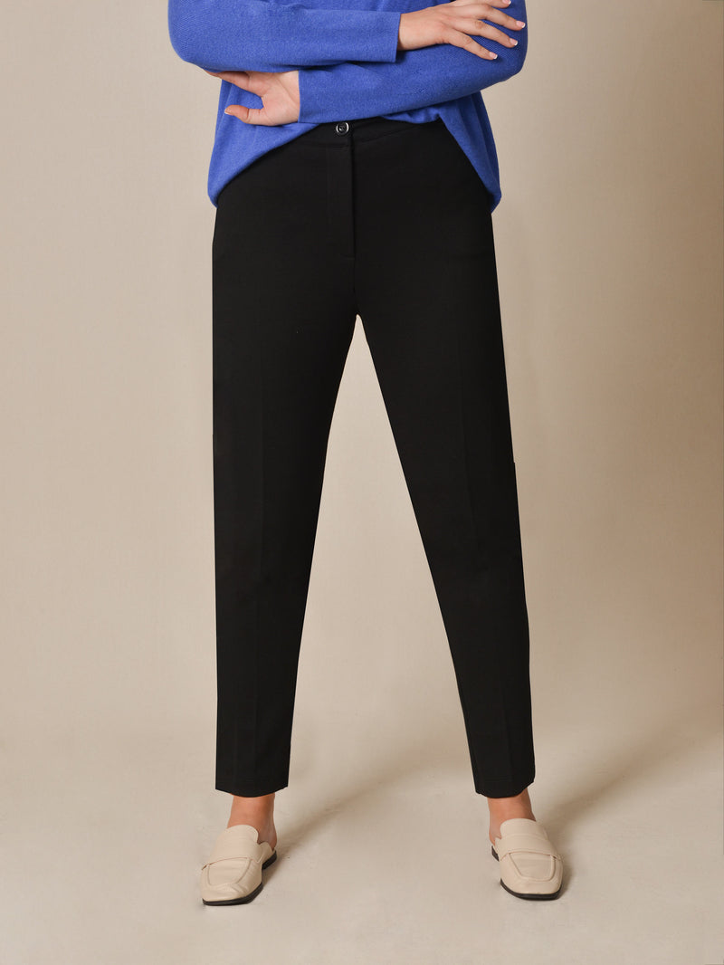 Black Tapered Trouser