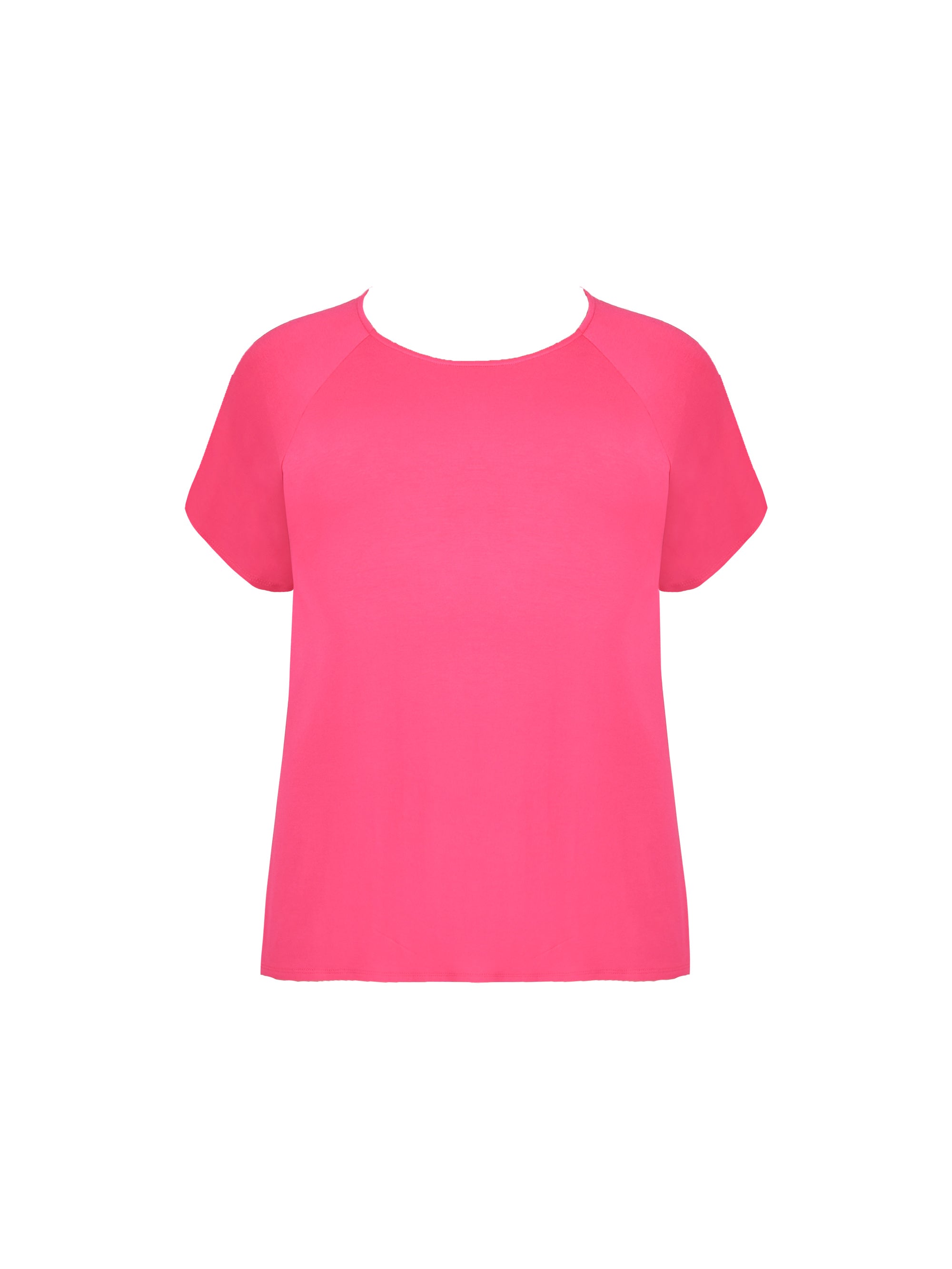 Pink Flutter Sleeve Jersey Top